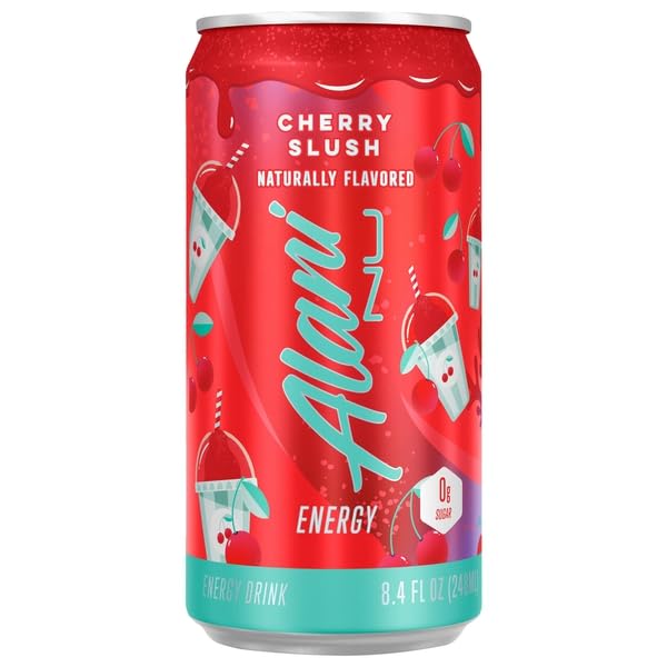 ALANI NU, CHERRY SLUSH ENERGY DRINK, 8.4 OUNCE
