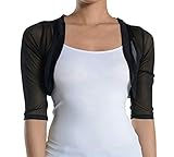 Fashion Secrets Women's Sheer Chiffon Bolero Shrug