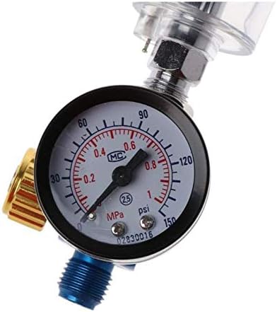 DollaTek AFR2000 Air Pressure Regulator Water Separator Trap Filter Airbrush Compressor with Fittings MPA Pressure Gauge Combination - Image 4