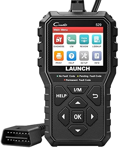 Launch - OBD2 Scanner CR529 Code Reader with Full OBD2 Function, One-Click I/M Readiness, Engine Light Off, Can Scan Tool, Car Diagnostic Tool