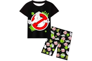 Zamzirrow Boys Movie Character Shirt Sets Cartoon Printed 2PCS Pants Casual Novelty T-Shirt Outfits for Kids