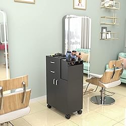 Paddie Salon Trolley Cart with Wheels, 2 Drawer