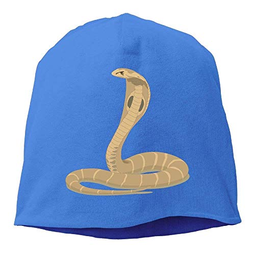 JOQSI Solid Color King Cobra Snake Warm Cap for Unisex DeepHeather One Size Fashion