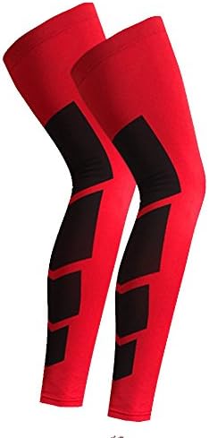 Leg Calf Knee Compression Sleeve Shin Splint Brace Energy Band Pain Relief for Arthritis Running Cycling Crossfit Squat Gym Exercise(2 Pieces)