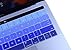 Gradient Keyboard Protector Cover Fit Newest MacBook Pro 13 Inch A1706 A1989 and MacBook 15 Inch A1707 A1990(with TouchBar, 2016/2017/2018 Released), Ombre Blue