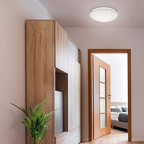 B.K.Licht I Plafondlamp met sterrendecoratie I dimbare plafoniere I sterrenhemel effect I lampen dimbaar I RGB… - Afbeelding 7