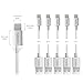 5 Packs iPhone Charger Cables,Turata 5 Packs 1ft Lightning to USB Cable Charging Cord Powerline USB Cable for iPhone 5/5S/5C 6/6S 7/7Plus/8/8Plus iPad mini/Air/Pro iPod touch 5 (White)