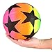 Lot of 12 Assorted Design Rainbow Playground Inflatable Balls