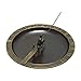 Whitehall Products Fisherboy Sundial Birdbath, French Bronze