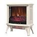 Duraflame Infrared Quartz Stove Heater with Flame Effect, Cream | DFS-8511