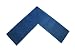 Emerald Wholesale Perfect for Kitchen, Shop and Garage Solid Corner Rug, 68 by 68 by 24", Blue