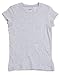 Soffe Big Girls' Cotton Tissue Short Sleeve T-Shirt, Oxford Heather, Large (12/14)