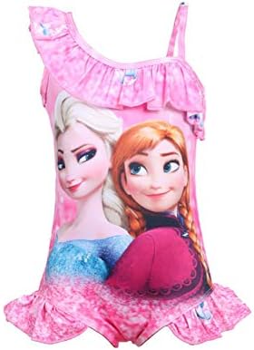 プリンセス アナと雪の女王 エルサ 女の子 水着 ガールズ 子供 可愛い オールインワン 温泉 出群 海水浴 水遊び プール ビーチ ワンピース スイミング スイムスーツ