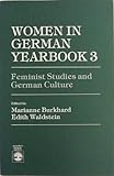 Women in German Yearbook Three, , 0819157716