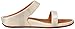 FitFlop Women's Banda Opul Slide Dress Sandal, Stone, 7 M US