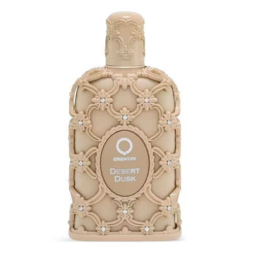 Orientica Luxury Desert Dusk Eau De Parfum 80ml – Notes of Powdery Musk, Coconut Milk, Dry Amber, White Flower - Amber Woody Arabic Perfume for Women & Men