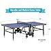 Kettler Champ 5.0 Outdoor Table Tennis Table with Outdoor Accessory Bundle: 2 Halo 5.0 Rackets, Cover, and Balls
