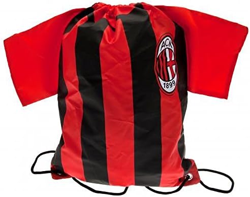 AC Milan FC Official Football Gift Shirt Gym Bag - A Great Christmas / Birthday Gift Idea For Men And Boys