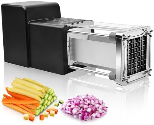 Sopito Electric Potato Chip Cutter 58W Stainless Steel 1/2 inch Blade