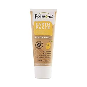 Image of Redmond Earthpaste - Natural Non-Flouride Toothpaste, LemonTwist, 4 Ounce Tube (1 Pack)