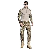 SINAIRSOFT Multicamo Airsoft Pants & Multicamo Combat Shirt
