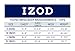 IZOD Young Mens Long Sleeve Pique Polo, Black, 38/39