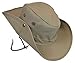 Boonie Bush Outdoor Fishing Hiking Hunting Boating Snap Brim Hat Sun Cap Bucket (Khaki, M)