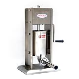 Hakka 7 Lb/3 L Sausage Stuffer 2 Speed Stainless Steel Vertical 5-7 Lb Sausage Maker by HAKKA BROTHER