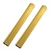 Cosmos Pack of 2 Aluminium Track Field Relay Batons for Outdoor Field Race Running Practice Athlete (Gold)
