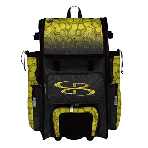 Boombah Rolling Superpack 2.0 Baseball/Softball Gear Bag 231/2" x 13