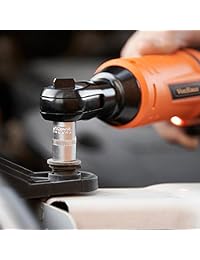 VonHaus   Juego de llaves de carraca eléctricas inalámbricas con batería de iones de litio de 12 V y kit de cargador de 1 4"