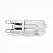 G9 25W Halogen Bulb T4 JCD Bi-pin Base 120V Clear Warm White 2700K - 10 Pack