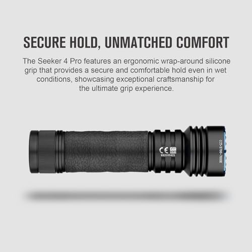 OLIGHT Seeker 4 Pro Rechargeable Flashlights, High Lumens Powerful