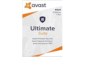Avast Ultimate 5-User 1Yr with Secureline VPN & Cleanup