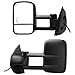 DEDC Towing Mirrors Chevy Tow Mirrors Fit For 2007-2013 Chevy Silverado 1500 2500 3500 GMC Sierra Power Heated With Arrow Led Light