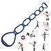 FOMI 7 Ring Stretch and Resistance Exercise Band | Back, Foot, Leg, and Hand Stretcher, Arm Exerciser | Portable | for Home or Fitness Center Workout, Physical Therapy