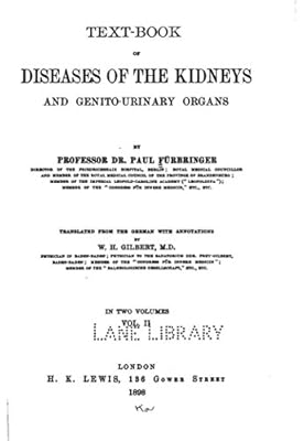 Text-book of diseases of the kidneys and genito-urinary organs