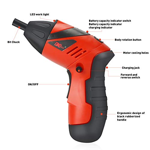 ebasic - Avvitatore a batteria per il montaggio di mobili come scaffali e mini persiane