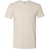 Next Level Men's NL3600 Premium Fitted Short-Sleeve Crew, Natural, XL