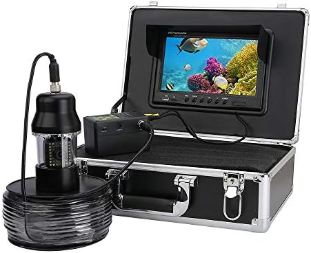 9インチdvrレコーダー100メートル水中釣りビデオカメラ魚群探知機ip68防水38 Leds 360度回転カメラ
