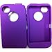 Replacement Silicone Skin For iphone 4/4s Otterbox Defender case with Oval cutout by SportyGigabite - Purple