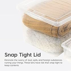 IRIS USA 7 Quarts Plastic Storage Container Bin