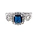 Lavencious Princess Cut CZ Rings Wedding Party Statement Cocktails Gold Plated Size 5-10