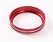 BORUIEN Red Trailer Switch Knob Ring Cover Frame Trim for Ford F150 XLT 2016 2017