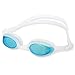 MAIMAI Menprofessional Protection of Swimming Glasses, Sealed Watertight, Glasses Protection Equipment + Nasal Congestion + earplugs，Swim Goggles,Anti-Fog & UV (White)