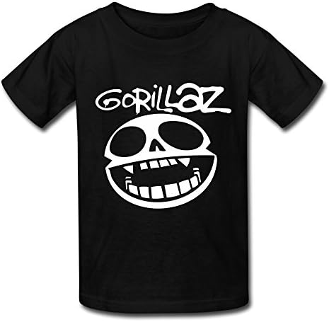 LOTSHIRT Youth's Gorillaz T-shirt Size L Black