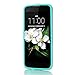 LG K7 Case, GOTD Fingerprint Design Premium Defender Dual Layer Protector Soft Rubber Hard Bumper Hybrid Phone Cover Case for LG K7 (Mint Green)