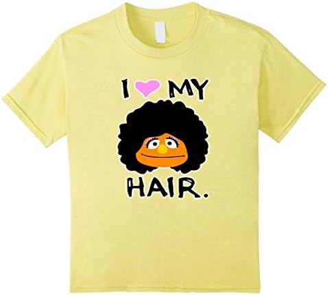 Kids I love my curly hair T-Shirt 6 Lemon