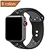 YC YANCH Greatou for Apple Watch Band 38mm 42mm,Soft Silicone Sport Band Replacement Wrist Strap for iWatch Apple Watch Series 3, Series 2, Series 1,Nike+,Sport,Edition,S/M M/L Size
