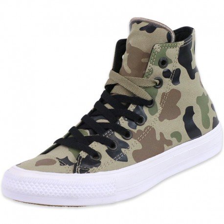 Converse Unisex Chuck Taylor All Star II Reflective Camo Hi Top Sneaker (8 Men/Women 10, Sandy)